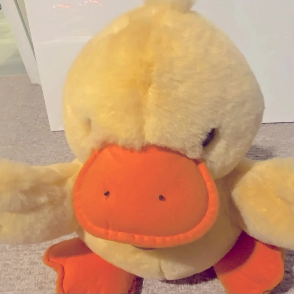 Vintage Toys R Us Duck Plush Geoffrey Soft Classics 1995 15”